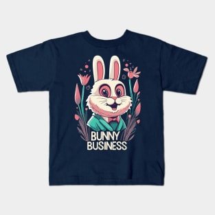 Bunny business Kids T-Shirt